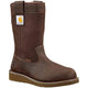 Carhartt Men's 10" Steel Toe Waterproof Wedge Wellington Work Boot -Brown- FW1230-M - Overlook Boots