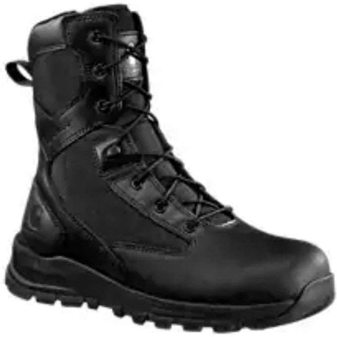 Carhartt Men's Gilmore 8" WP Side Zip Duty Boot -Black- FH8021-M  - Overlook Boots