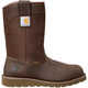 Carhartt Men's 10" Steel Toe Waterproof Wedge Wellington Work Boot -Brown- FW1230-M 8 / Medium / Brown - Overlook Boots