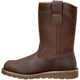 Carhartt Men's 10" Steel Toe Waterproof Wedge Wellington Work Boot -Brown- FW1230-M - Overlook Boots