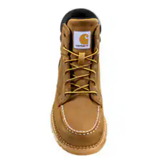 Carhartt Women's Millbrook 6" Soft Toe Waterproof Wedge Work Boot- Brown- FM6144-W - Overlook Boots