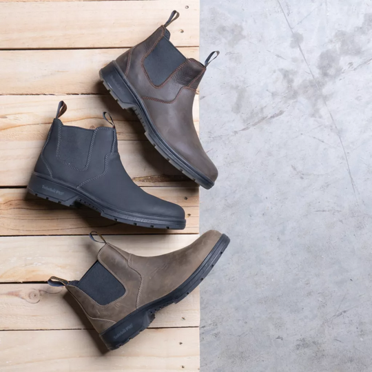 Timberland Pro Men's Nashoba Soft Toe Chelsea Work Boot -Brown- TB1A2NY3214 - Overlook Boots