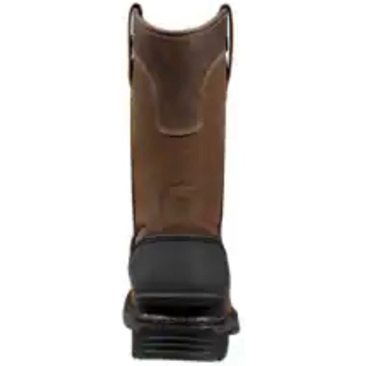 Justin Men's Commander Montana Rust Waterproof Work Boot - 11" Nano Composite Toe, Brown, Size 9.5