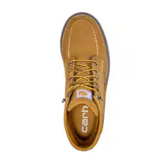 Carhartt Men's Classic 6" Nano Toe Waterproof Wedge Work Boot- Brown- FW6425-M - Overlook Boots