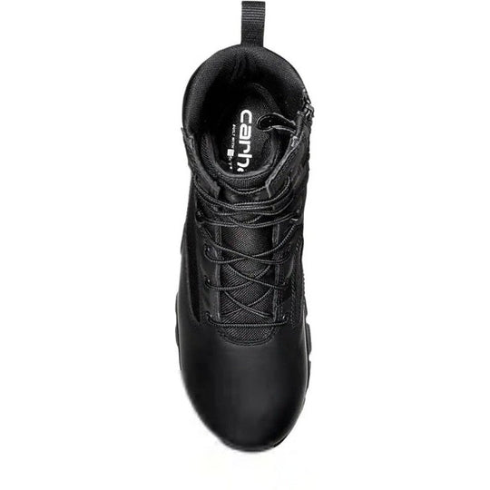 Carhartt Men's Gilmore 8" Waterproof Side Zipper Duty Boot -Black- FH8021-M - Overlook Boots