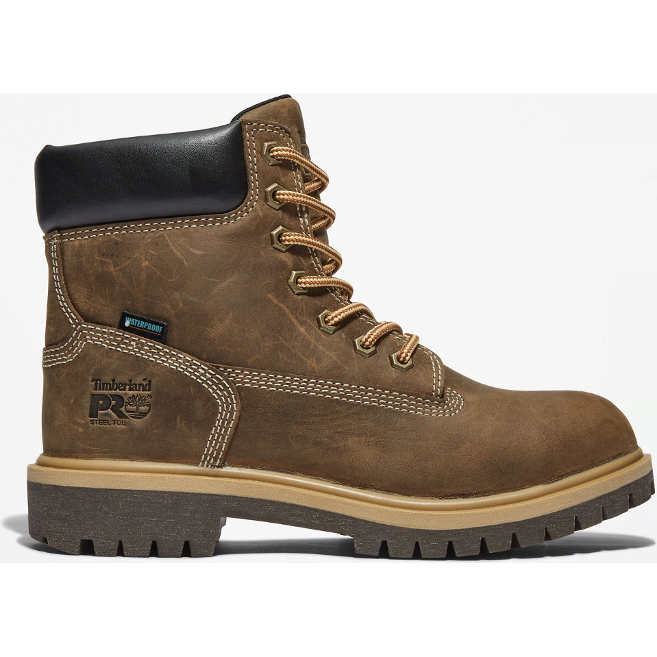 Timberland Pro Women's Direct Attach 6" Waterproof Work Boot -Brown- TB1A2QX7214 - Overlook Boots