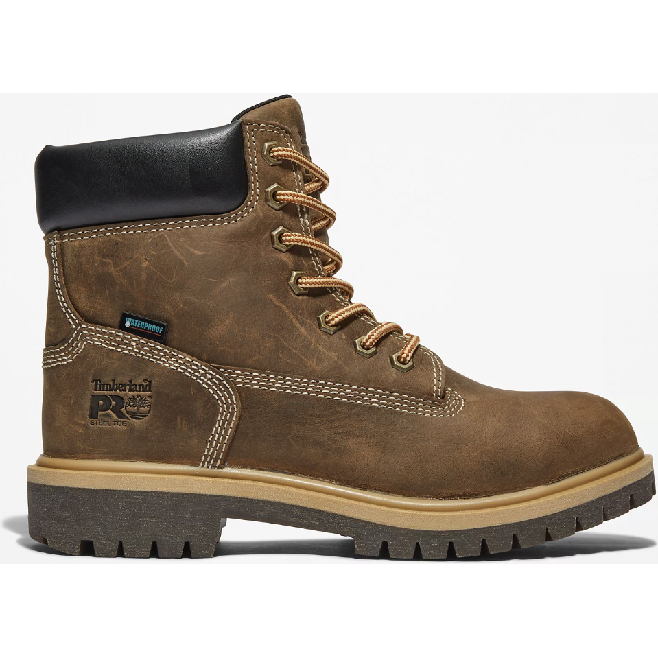 Timberland Pro Women's Direct Attach 6" WP Work Boot -Brown- TB1A2QX7214  - Overlook Boots