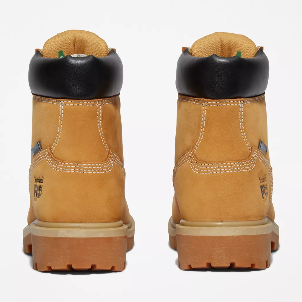 Timberland Pro Women's Direct Attach 6" Waterproof Steel Toe Work Boot -Wheat- TB1A2QVU231 - Overlook Boots