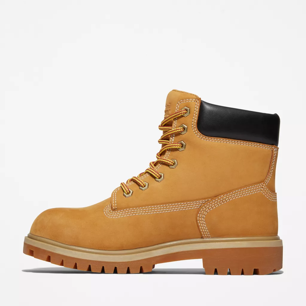 Timberland Pro Women's Direct Attach 6" Waterproof Steel Toe Work Boot -Wheat- TB1A2QVU231 - Overlook Boots