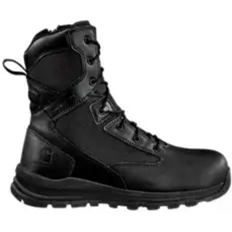 Carhartt Men's Gilmore 8" Nano Toe WP Side Zip Hiker Duty -Black- FH8421-M 7 / Medium / Black - Overlook Boots