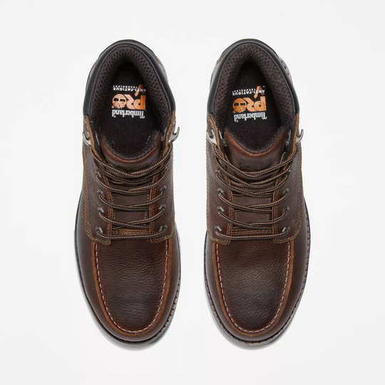Timberland Pro Men's Irvine 6" Alloy Steel Toe Work Boot -Brown- TB1A44UP214 - Overlook Boots