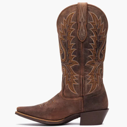 Durango Women's Shyloh 13" Soft Toe Western Work Boot- Brown- DRD0507 - Overlook Boots