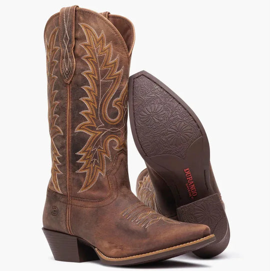 Durango Women's Shyloh 13" Soft Toe Western Work Boot- Brown- DRD0507 - Overlook Boots