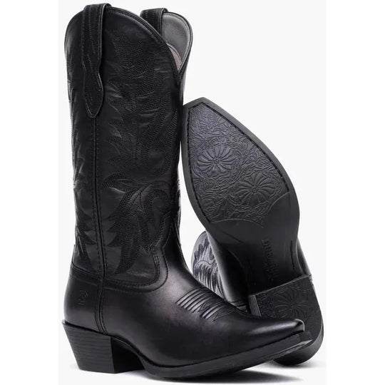 Durango Women's Shyloh 13" Soft Toe Western Work Boot- Black- DRD0508 - Overlook Boots