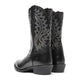 Durango Men's Shyloh 12" R Toe Western Boot - Polished Black Onyx - DDB0485 - Back View - Overlook Boots