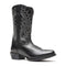 Durango Men's Shyloh 12" R Toe Western Boot - Polished Black Onyx - DDB0485 - Front Angle - Overlook Boots