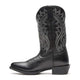 Durango Men's Shyloh 12" R Toe Western Boot - Polished Black Onyx - DDB0485 - Side Profile - Overlook Boots