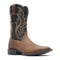 Durango Men's Shyloh 11" Square Toe Western Boot - Brawny Brown/Black Onyx - DDB0493 - Front Angle - Overlook Boots