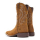 Durango Men's Shyloh 11" Square Toe Western Boot - Saddle Brown - DDB0495 - Back View - Overlook Boots