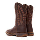 Durango Men's Rebel Ultra-Lite 11" Steel Toe Western Work Boot - Briar Pitstop - DDB0520 - Back View - Overlook Boots