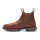 Durango Men's Red Dirt Rebel 5.5" Steel Toe Chelsea Work Boot - Mahogany Brown - DDB0541 - Inside Profile - Overlook Boots