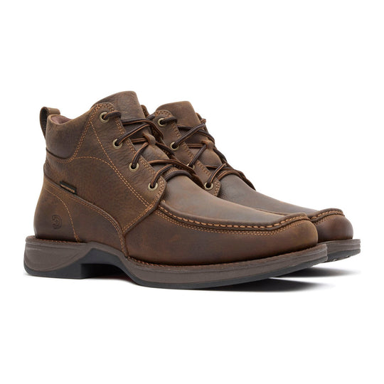 Durango Men's Red Dirt Rebel Ultra-Lite 5.5" Soft Toe Waterproof Chukka Boot - Dark Earth - DDB0544 - Pair - Overlook Boots