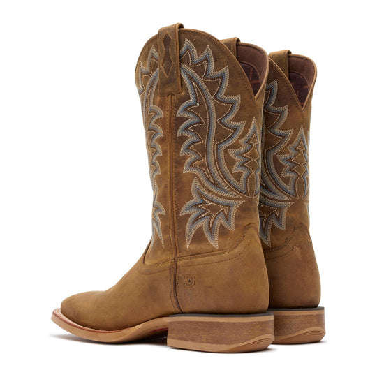 Durango Men's Rebel Pro 12" Square Toe Western Boot - Tan Saddle - DDB0549 - Back View - Overlook Boots