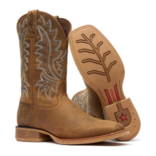 Durango Men's Rebel Pro 12" Square Toe Western Boot - Tan Saddle - DDB0549 - Outsole - Overlook Boots