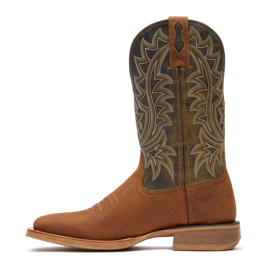 Durango Men's Rebel Pro 12" Square Toe Western Boot - Aztec Brown/Olive - DDB0550 - Inside Profile - Overlook Boots