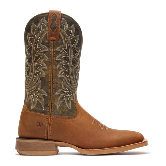 Durango Men's Rebel Pro 12" Square Toe Western Boot - Aztec Brown/Olive - DDB0550 - Side Profile - Overlook Boots