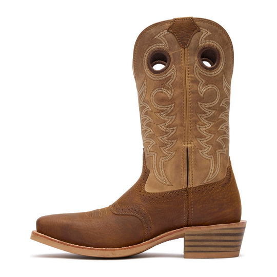 Durango Men's Rebel Pro Roughstock 12" Narrow Square Toe Western Boot - Adobe Brown/Sandstone - DDB0552 - Inside Profile - Overlook Boots