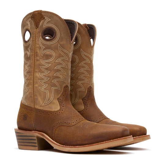 Durango Men's Rebel Pro Roughstock 12" Narrow Square Toe Western Boot - Adobe Brown/Sandstone - DDB0552 - Pair - Overlook Boots