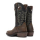 Durango Men's Rebel Pro Roughstock 12" Narrow Square Toe Western Boot - Mudstone/Black - DDB0553 - Back View - Overlook Boots