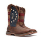Durango Men's Rebel America 250 Flag 11" Square Toe Western Boot - Briar Pitstop - DDB0566 - Pair - Overlook Boots