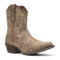 Durango Women's Crush 8" Distressed Shortie Western Boot - Driftwood - DRD0372 - Front Angle - Overlook Boots