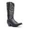 Durango Women's Crush 13" Snip Toe Western Boot - Black Beauty - DRD0450 - Front Angle - Overlook Boots