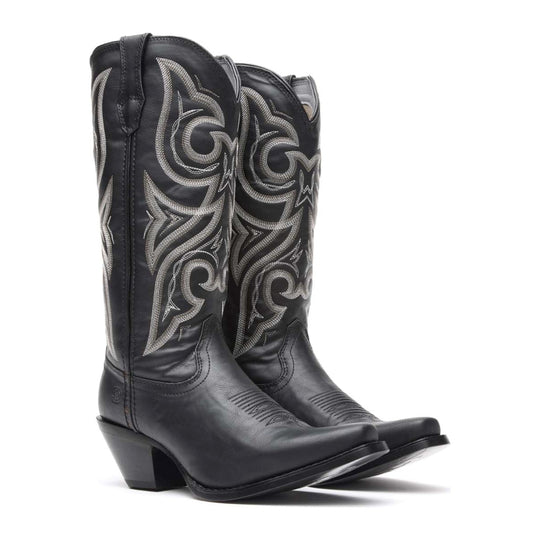 Durango Women's Crush 13" Snip Toe Western Boot - Black Beauty - DRD0450 - Pair - Overlook Boots
