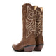 Durango Women's Crush 13" Snip Toe Western Boot - Milk Chocolate - DRD0451 - Back View - Overlook Boots