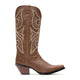 Durango Women's Crush 13" Snip Toe Western Boot - Milk Chocolate - DRD0451 - Inside Profile - Overlook Boots