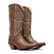 Durango Women's Crush 13" Snip Toe Western Boot - Milk Chocolate - DRD0451 - Pair - Overlook Boots
