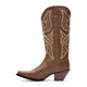 Durango Women's Crush 13" Snip Toe Western Boot - Milk Chocolate - DRD0451 - Side Profile - Overlook Boots