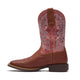 Durango Women's Shyloh 10" Square Toe Western Boot - Rusty Brown/Dusty Rose - DRD0484 - Inside Profile - Overlook Boots