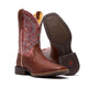 Durango Women's Shyloh 10" Square Toe Western Boot - Rusty Brown/Dusty Rose - DRD0484 - Outsole - Overlook Boots