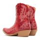 Durango Women's Shyloh Pony 8" Snip Toe Western Boot - Crimson Red - DRD0490 - Back View - Overlook Boots