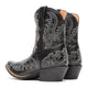 Durango Women's Shyloh Pony 8" Snip Toe Western Boot - Polished Black Onyx - DRD0491 - Back View - Overlook Boots