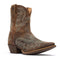 Durango Women's Shyloh Pony 8" Snip Toe Western Boot - Driftwood - DRD0492 - Front Angle - Overlook Boots