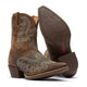 Durango Women's Shyloh Pony 8" Snip Toe Western Boot - Driftwood - DRD0492 - Outsole - Overlook Boots