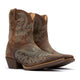 Durango Women's Shyloh Pony 8" Snip Toe Western Boot - Driftwood - DRD0492 - Pair - Overlook Boots