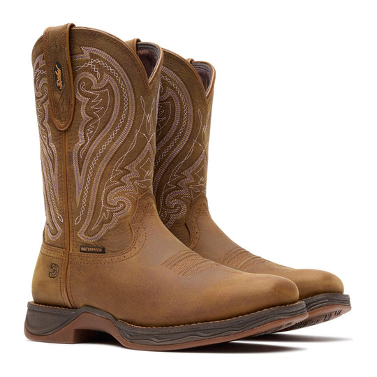 Durango Women's Lady Rebel Ultra-Lite 10" Soft Toe Waterproof Western Work Boot - Filly Brown - DRD0511 - Pair - Overlook Boots