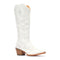 Durango Women's Crush 16" Snip Toe Tall Western Boot - Porcelain White - DRD0512 - Front Angle - Overlook Boots